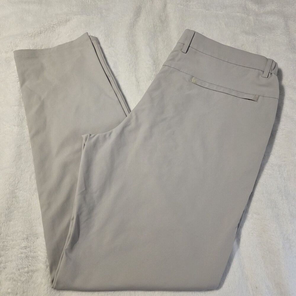 Jack Archer Jetsetter Pants Tech Gray Chino Performance Men's 36x32 Travel Golf